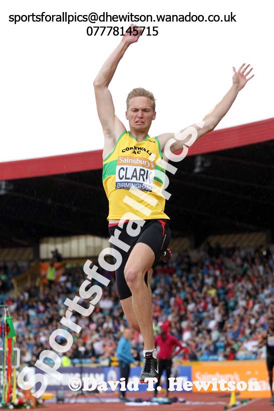 Mens long jump, Sainsbury's British Champs, Alexander Stadium, Birmingham. Photo: David T. Hewitson/Sprts for All Pics